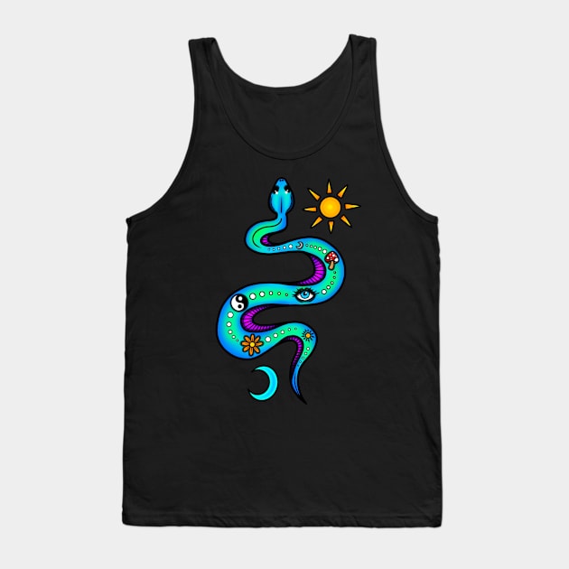 Celestial snake Tank Top by Thisuniquevibe